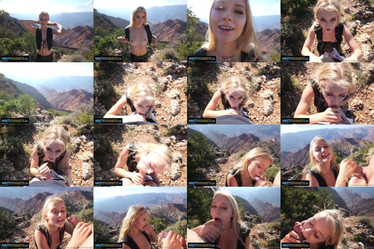 OnlyFans Lena Polanski LittlePolishAngel Grand Canyon Blowjob preview