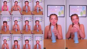 OnlyFans Bougie Bb Blue Dildo JOI collage